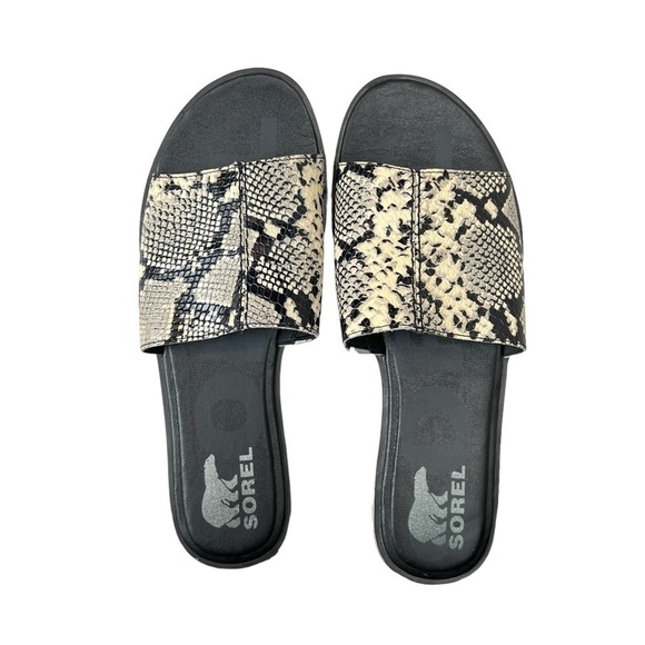 SOREL Ella II Block Slide Sandals - Picture 1 of 5